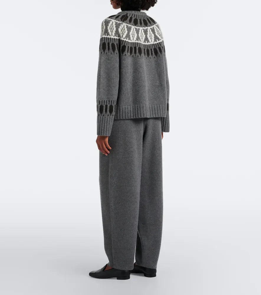 Arch4 Hayden knitted cashmere barrel-leg pants | Thumbnail 6
