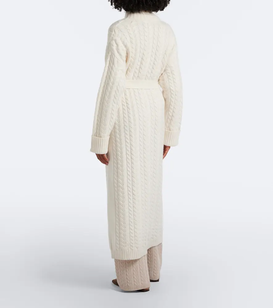 Arch4 Bond Street cable-knit cashmere long cardigan | Thumbnail 2 Arch4 Bond Street cable-knit cashmere long cardigan | Thumbnail 2