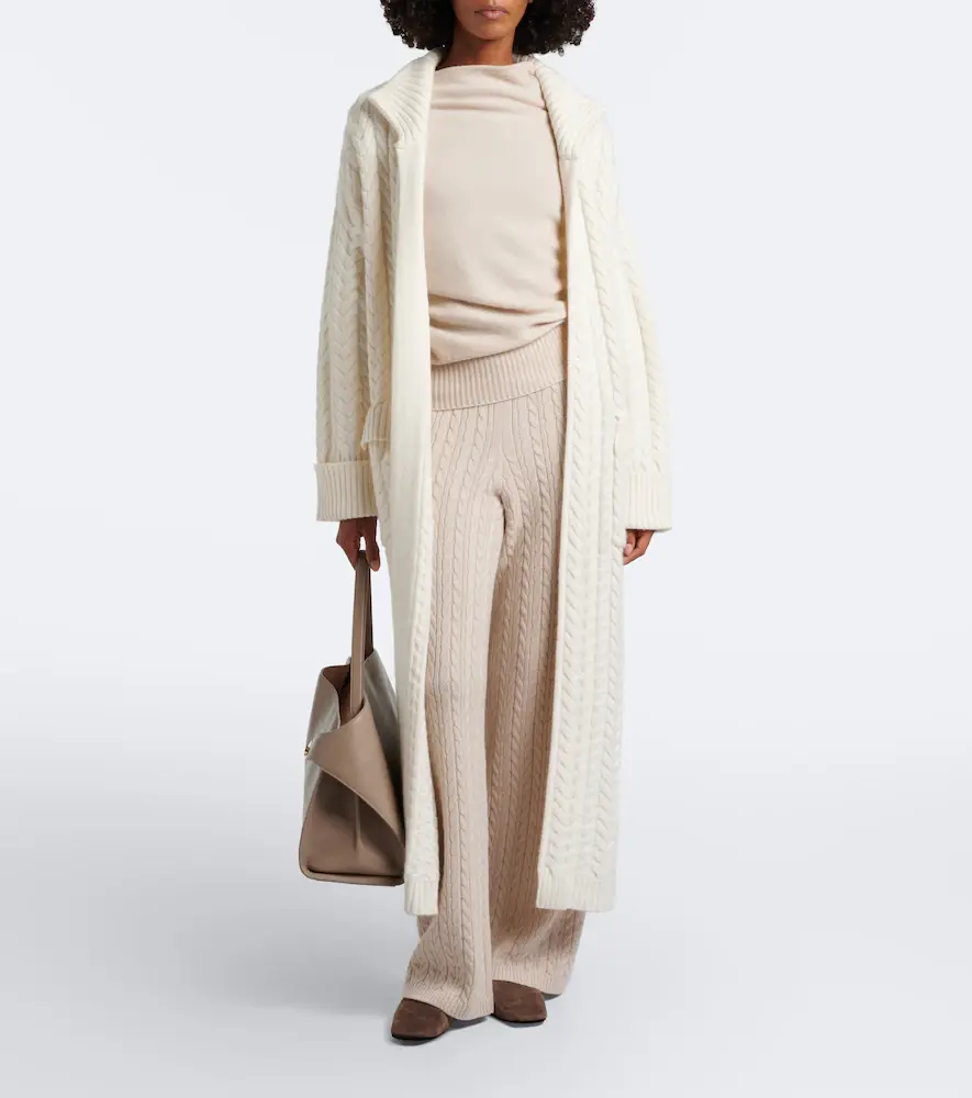 Arch4 Bond Street cable-knit cashmere long cardigan | Thumbnail 3 Arch4 Bond Street cable-knit cashmere long cardigan | Thumbnail 3