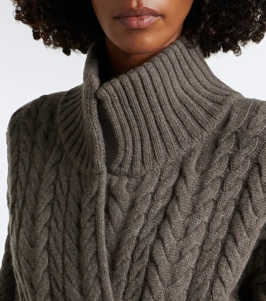Arch4 Bond Street cable-knit cashmere long cardigan | Thumbnail 3 Arch4 Bond Street cable-knit cashmere long cardigan | Thumbnail 3