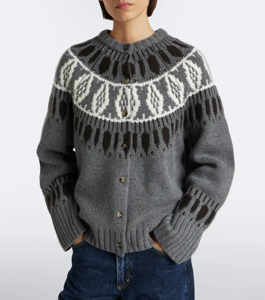 Arch4 Fair Isle cashmere cardigan | Thumbnail 3
