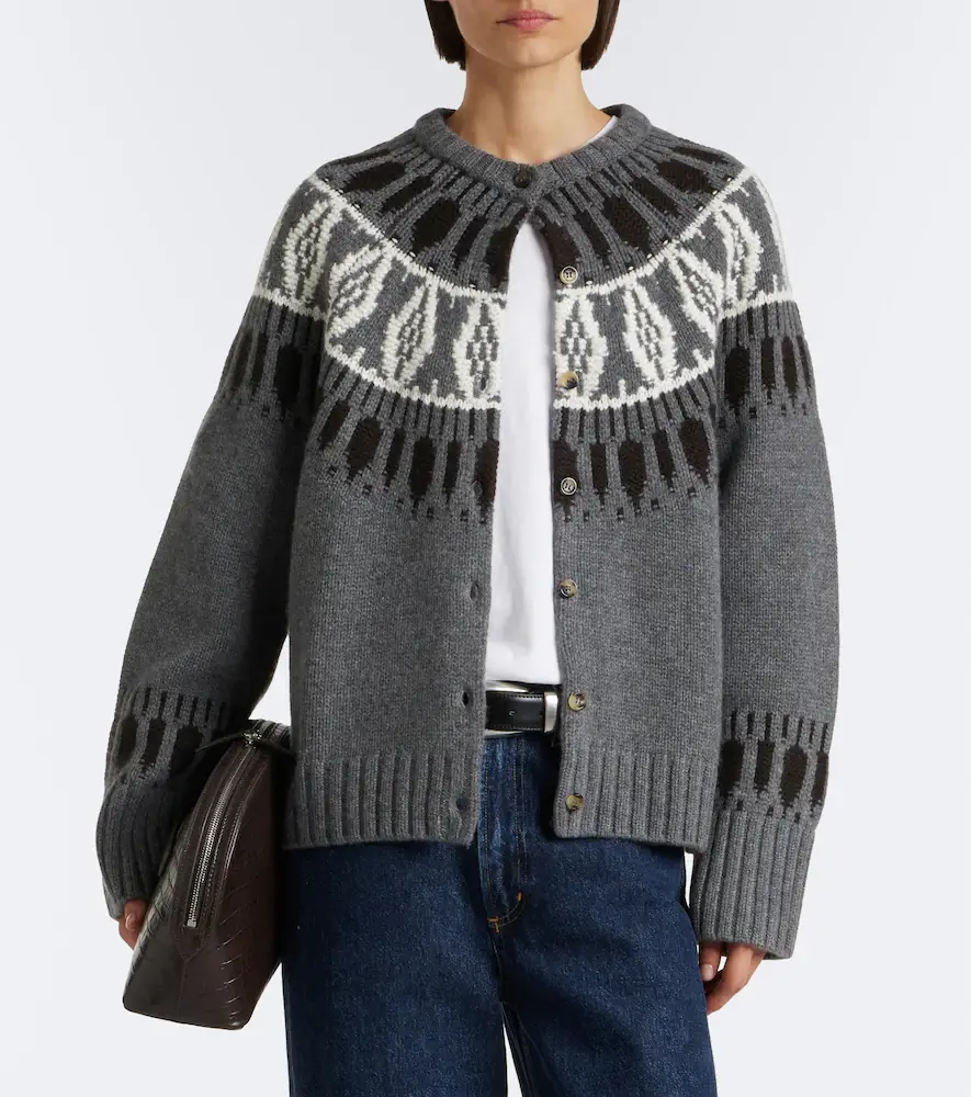 Arch4 Fair Isle cashmere cardigan | Thumbnail 4