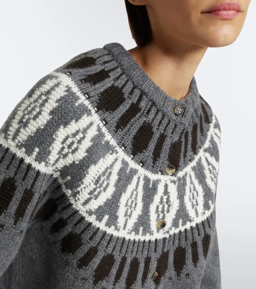 Arch4 Fair Isle cashmere cardigan | Thumbnail 5