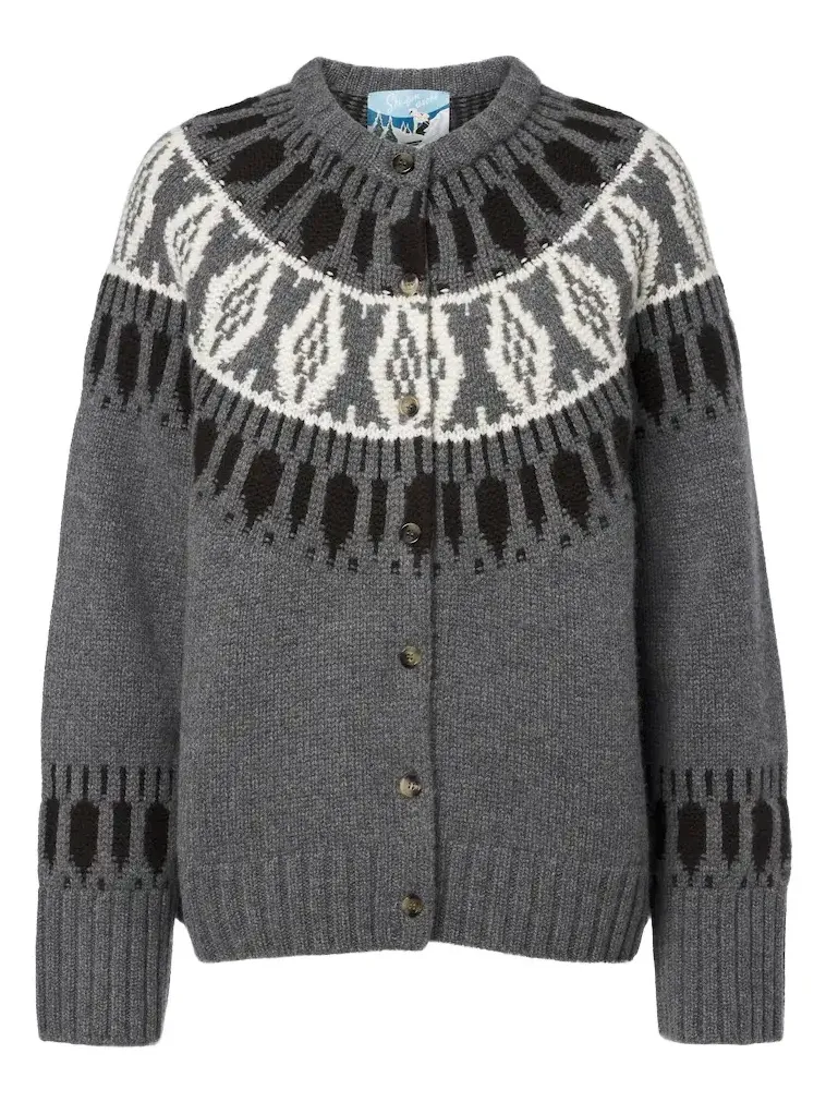 Fair Isle cashmere cardigan Fair Isle cashmere cardigan