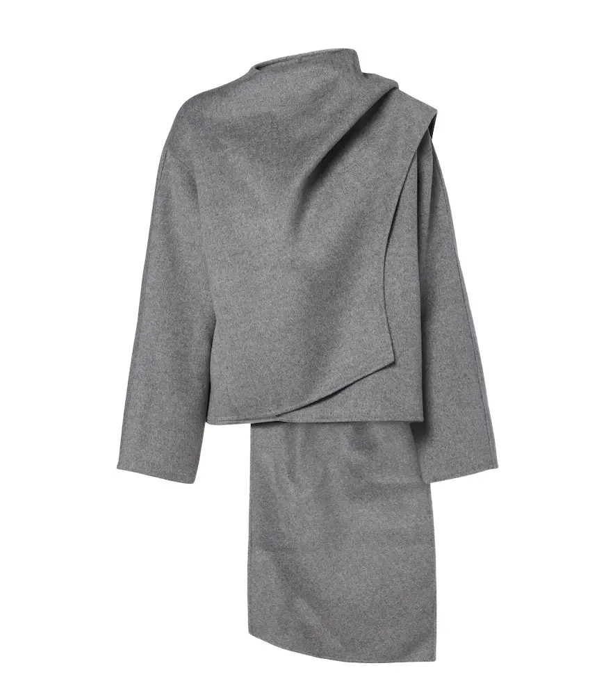 Halehurst cashmere, silk, and wool cape Halehurst cashmere, silk, and wool cape