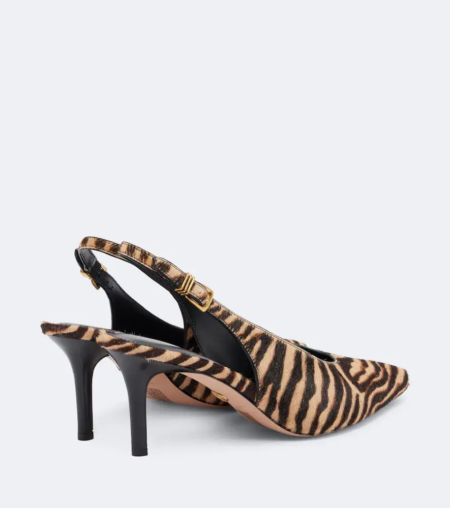 Veronica Beard Luciana calf hair slingback pumps | Thumbnail 2 Veronica Beard Luciana calf hair slingback pumps | Thumbnail 2