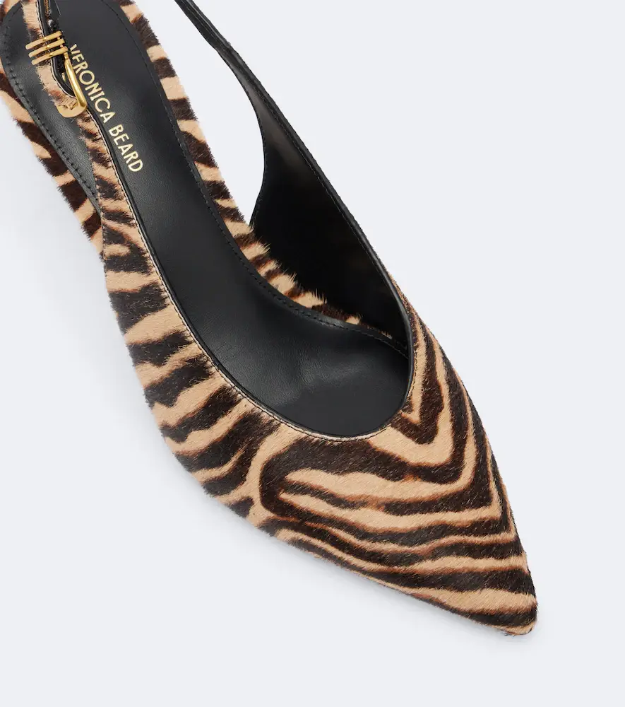 Veronica Beard Luciana calf hair slingback pumps | Thumbnail 4 Veronica Beard Luciana calf hair slingback pumps | Thumbnail 4