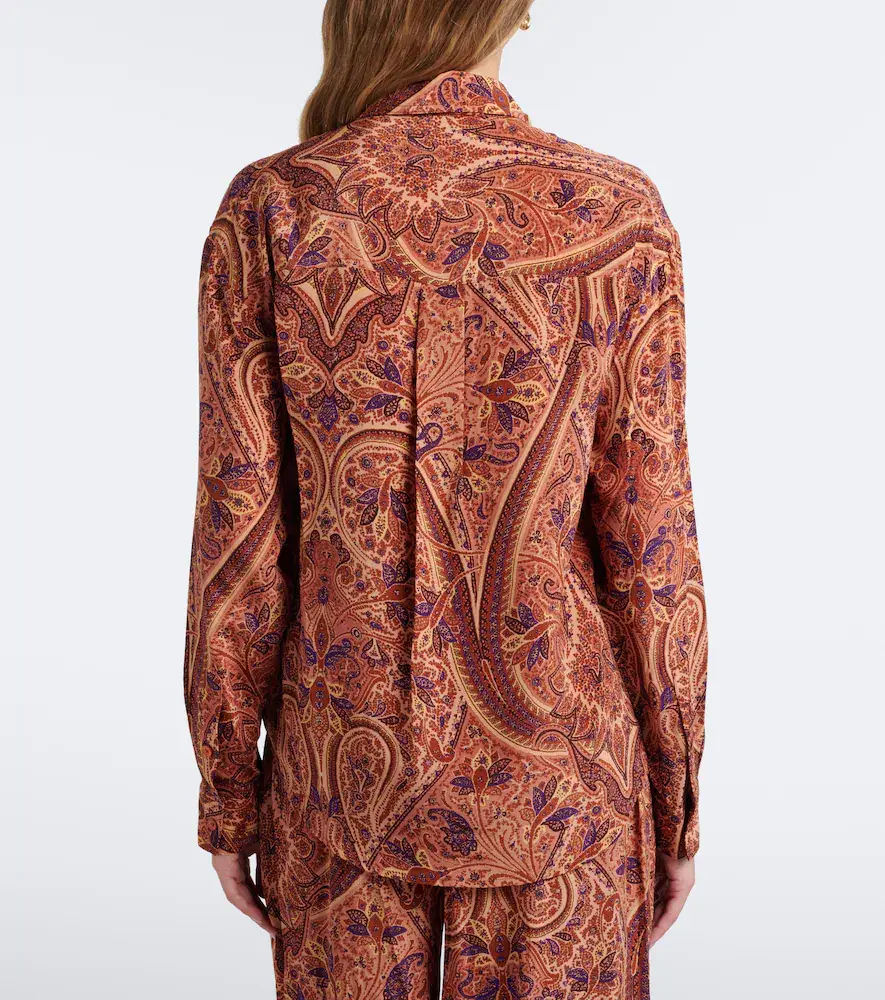 Ulla Johnson Lise tie-neck silk crêpe de chine blouse | Thumbnail 2