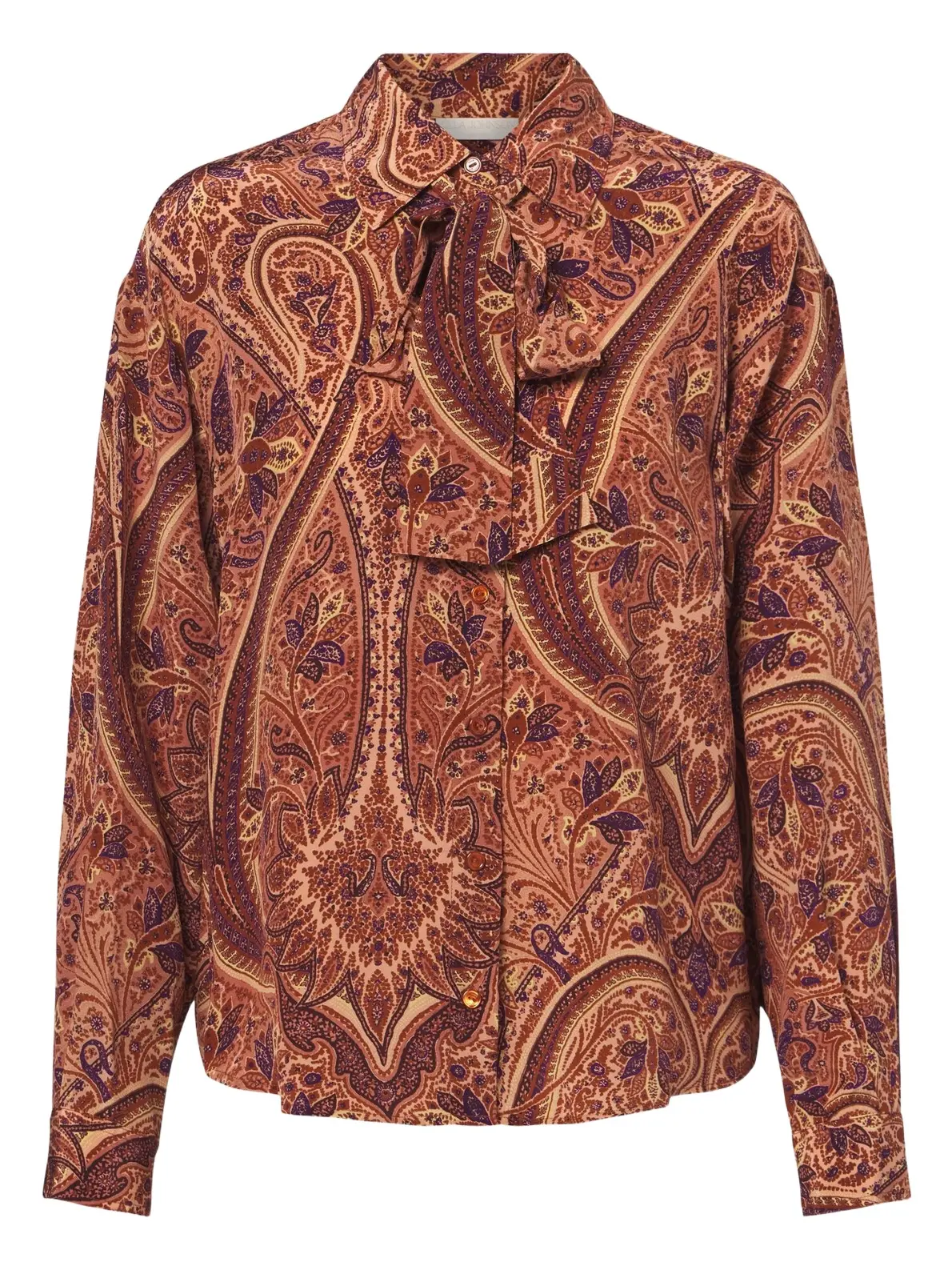 Lise tie-neck silk crêpe de chine blouse Lise tie-neck silk crêpe de chine blouse