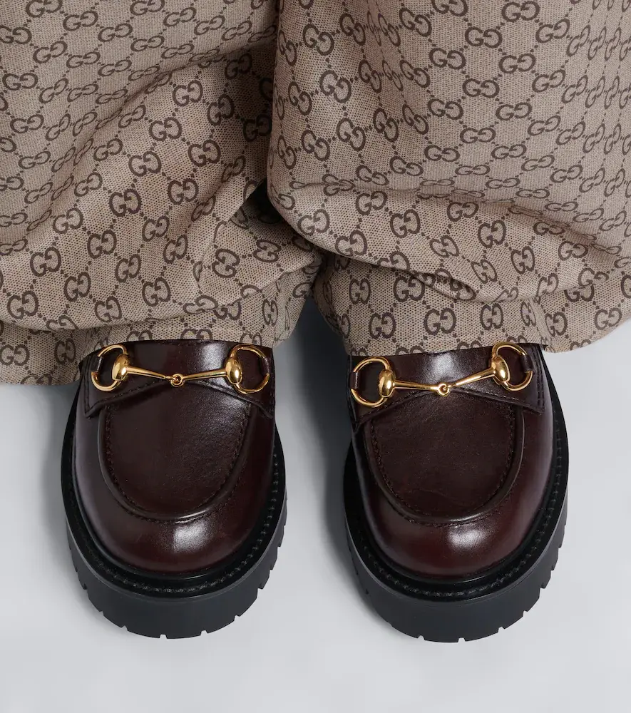 Gucci Rhody shearling-lined leather platform mules | Thumbnail 5 Gucci Rhody shearling-lined leather platform mules | Thumbnail 5