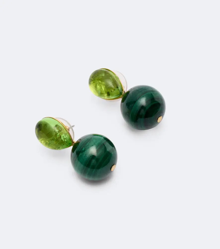 Jennifer Behr Allison embellished drop earrings | Thumbnail 2 Jennifer Behr Allison embellished drop earrings | Thumbnail 2