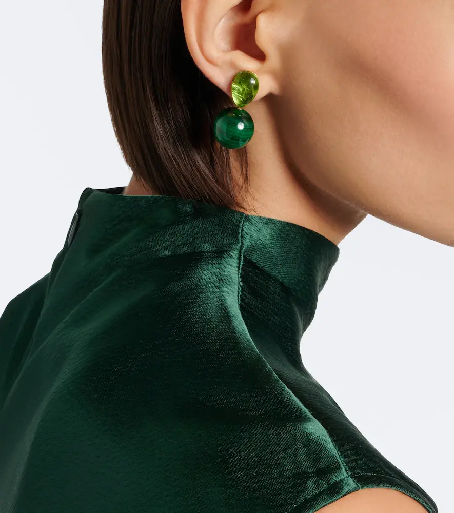 Jennifer Behr Allison embellished drop earrings | Thumbnail 4 Jennifer Behr Allison embellished drop earrings | Thumbnail 4