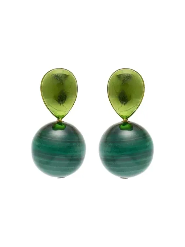 Allison embellished drop earrings