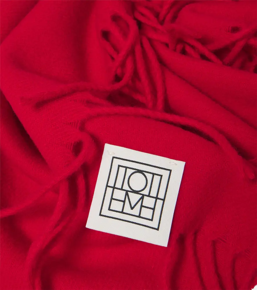 TOTEME Fringed wool and cashmere scarf | Thumbnail 2 TOTEME Fringed wool and cashmere scarf | Thumbnail 2