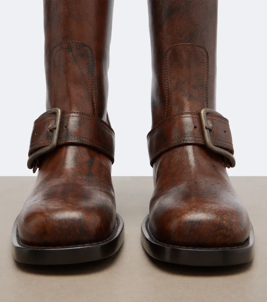 Dries Van Noten Leather over-the-knee boots | Thumbnail 2 Dries Van Noten Leather over-the-knee boots | Thumbnail 2