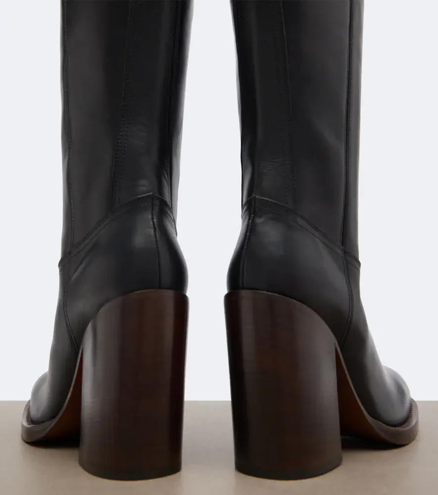 Dries Van Noten Leather over-the-knee boots | Thumbnail 3 Dries Van Noten Leather over-the-knee boots | Thumbnail 3