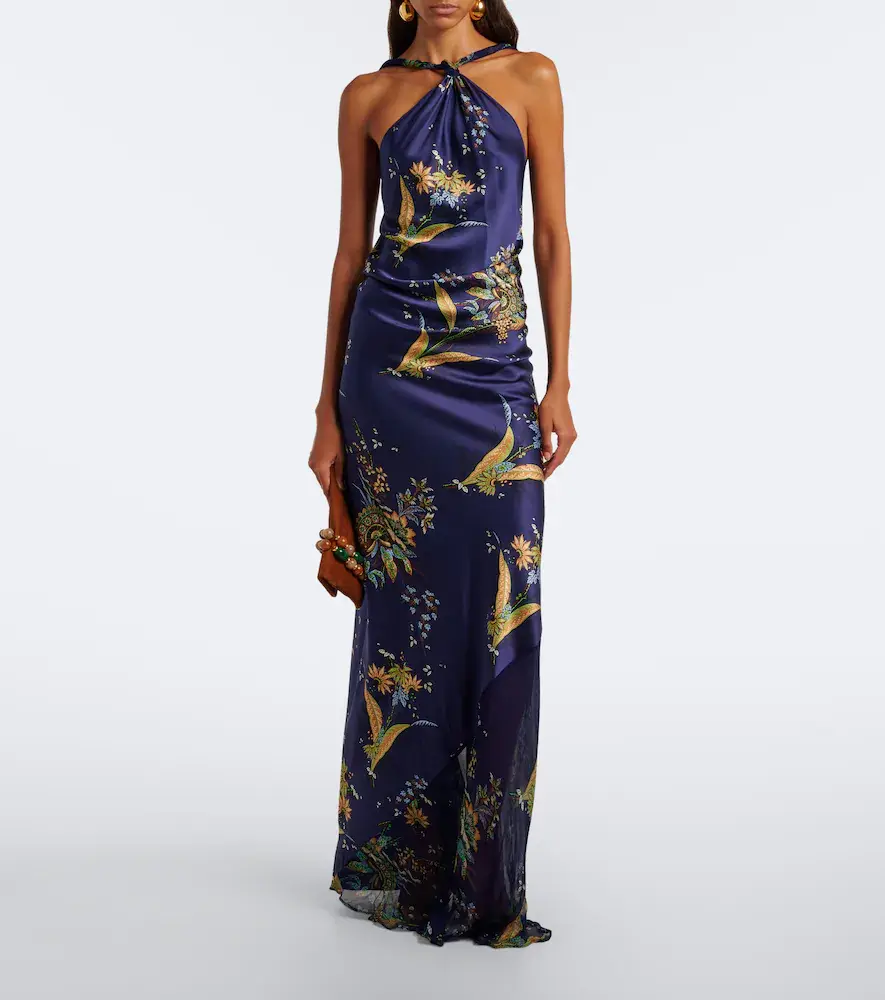 Staud Charli printed silk-blend maxi dress | Thumbnail 3 Staud Charli printed silk-blend maxi dress | Thumbnail 3