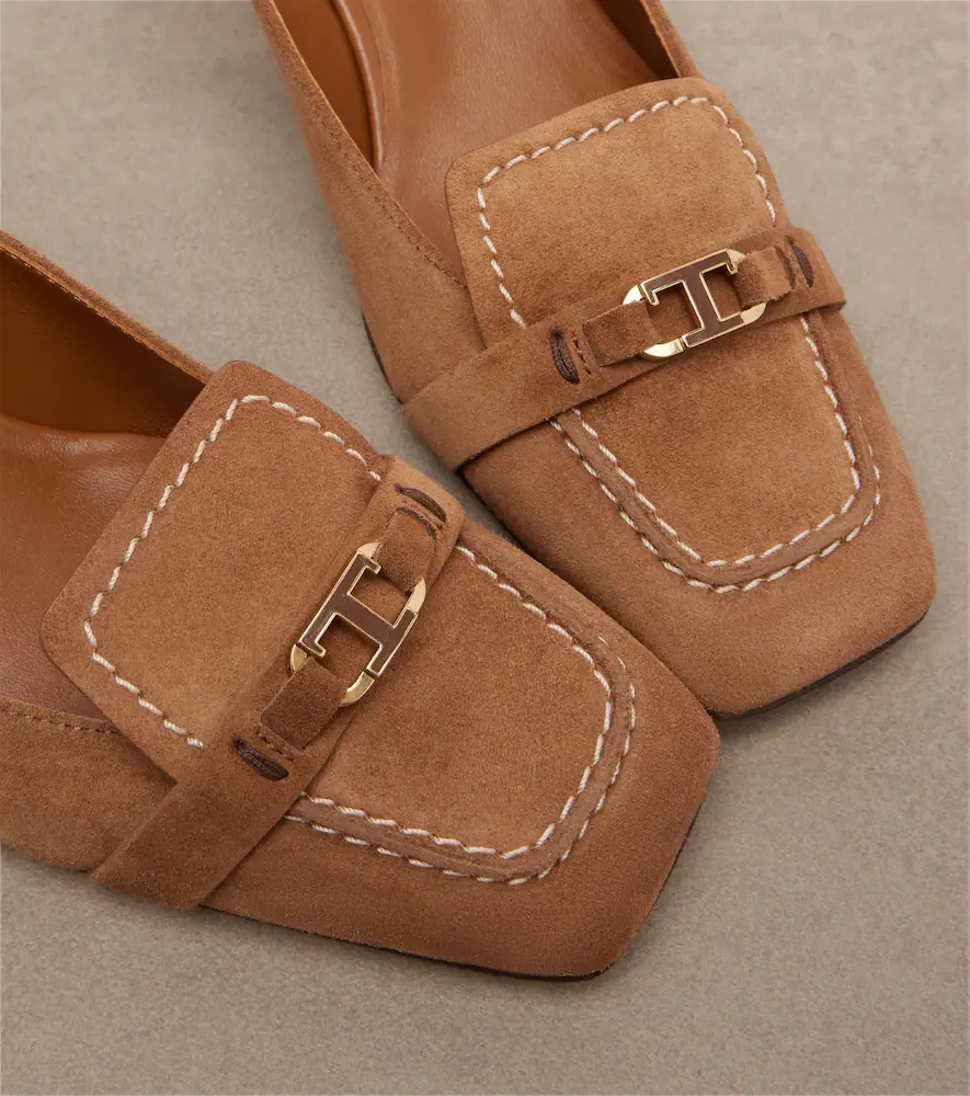 Tod's T Timeless suede slingback pumps | Thumbnail 2 Tod's T Timeless suede slingback pumps | Thumbnail 2
