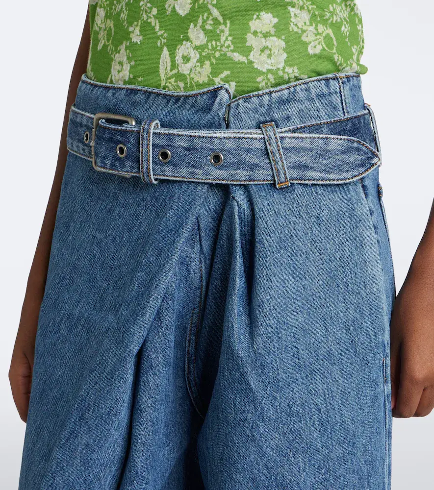 Loewe Draped wide-leg jeans | Thumbnail 2 Loewe Draped wide-leg jeans | Thumbnail 2