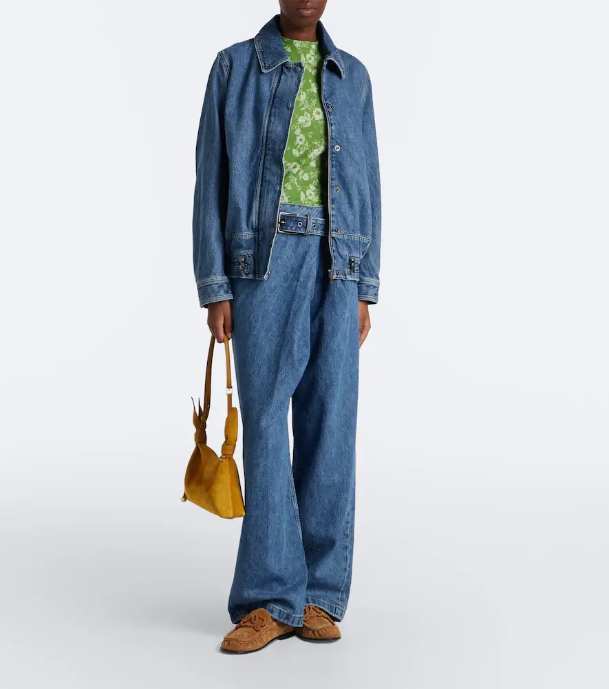 Loewe Draped wide-leg jeans | Thumbnail 5 Loewe Draped wide-leg jeans | Thumbnail 5