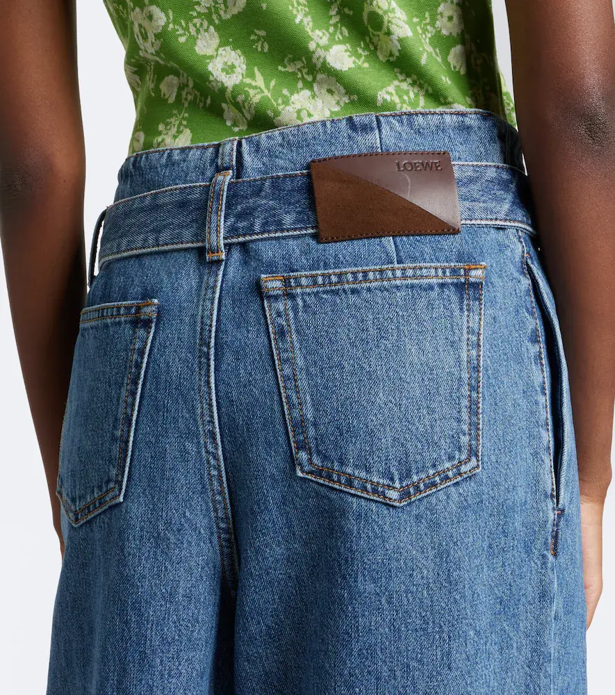 Loewe Draped wide-leg jeans | Thumbnail 7 Loewe Draped wide-leg jeans | Thumbnail 7