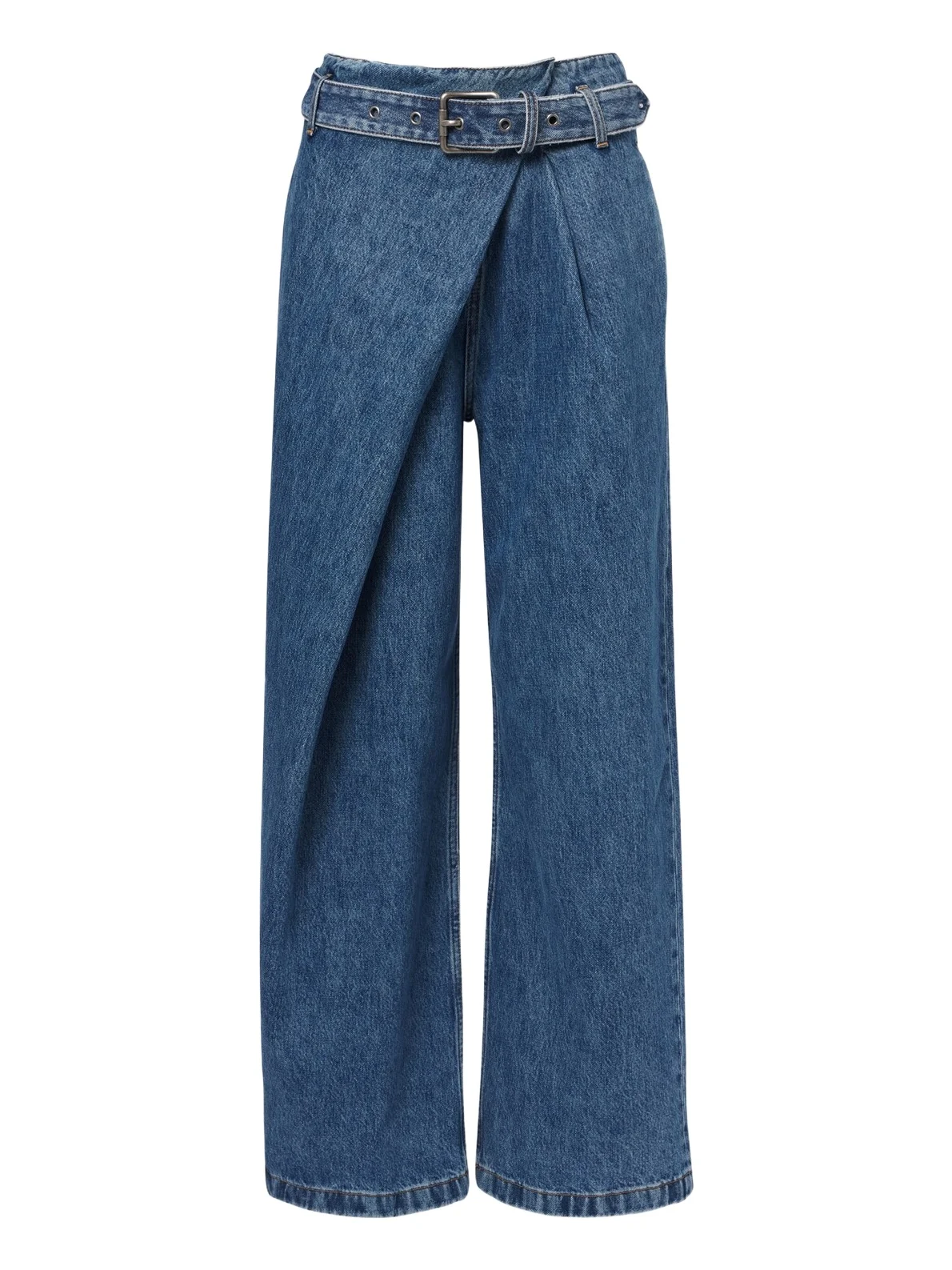 Draped wide-leg jeans Draped wide-leg jeans