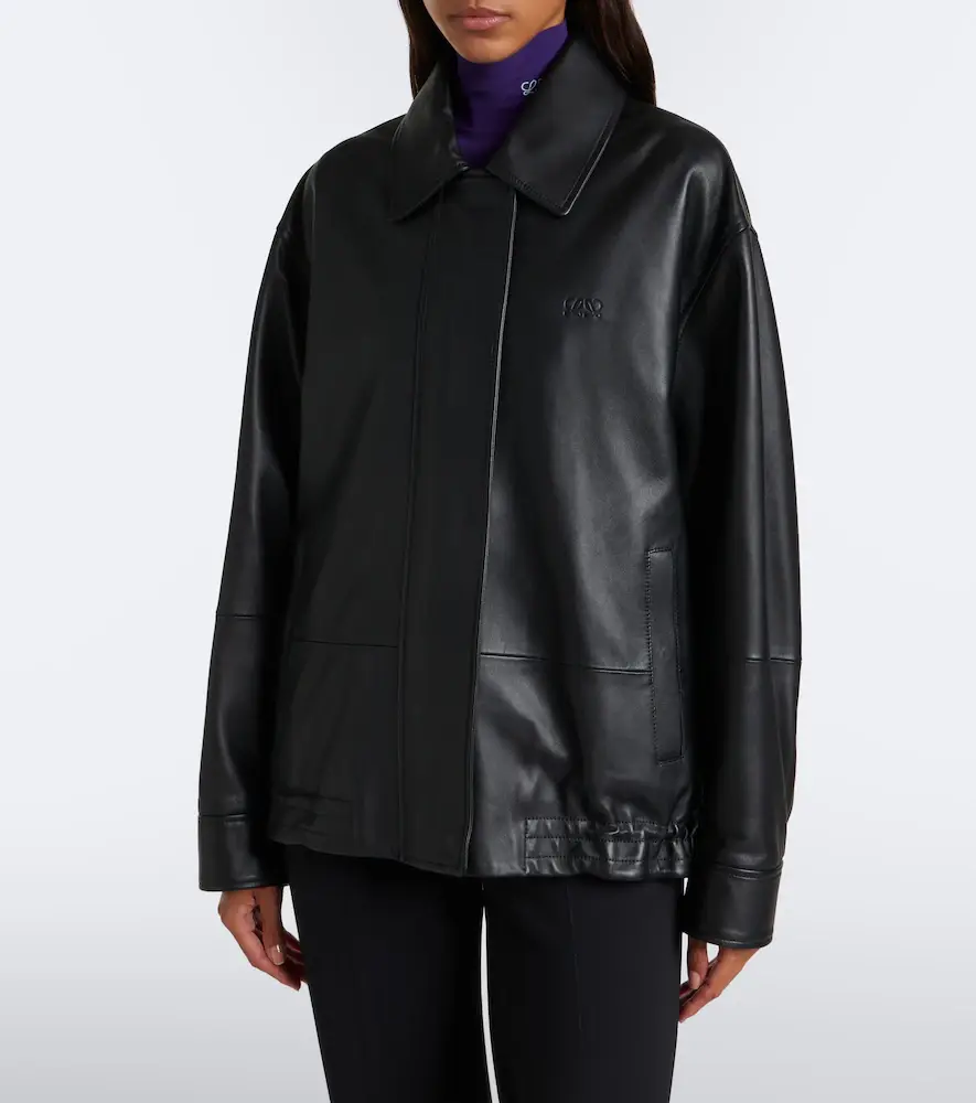 Loewe Oversized leather jacket | Thumbnail 2 Loewe Oversized leather jacket | Thumbnail 2