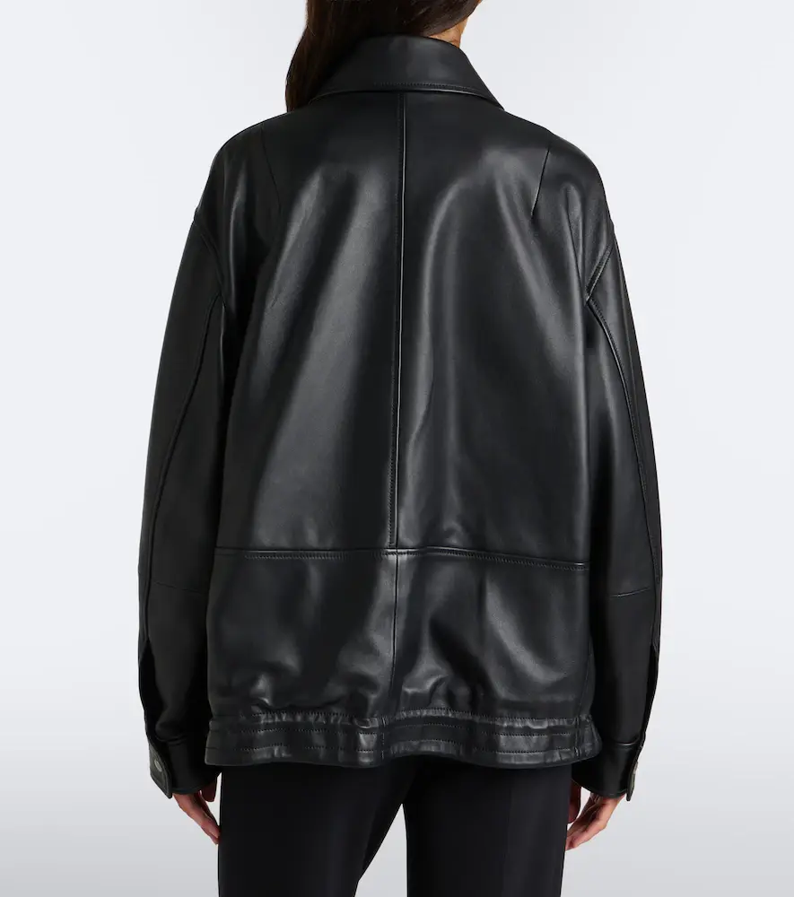 Loewe Oversized leather jacket | Thumbnail 4 Loewe Oversized leather jacket | Thumbnail 4