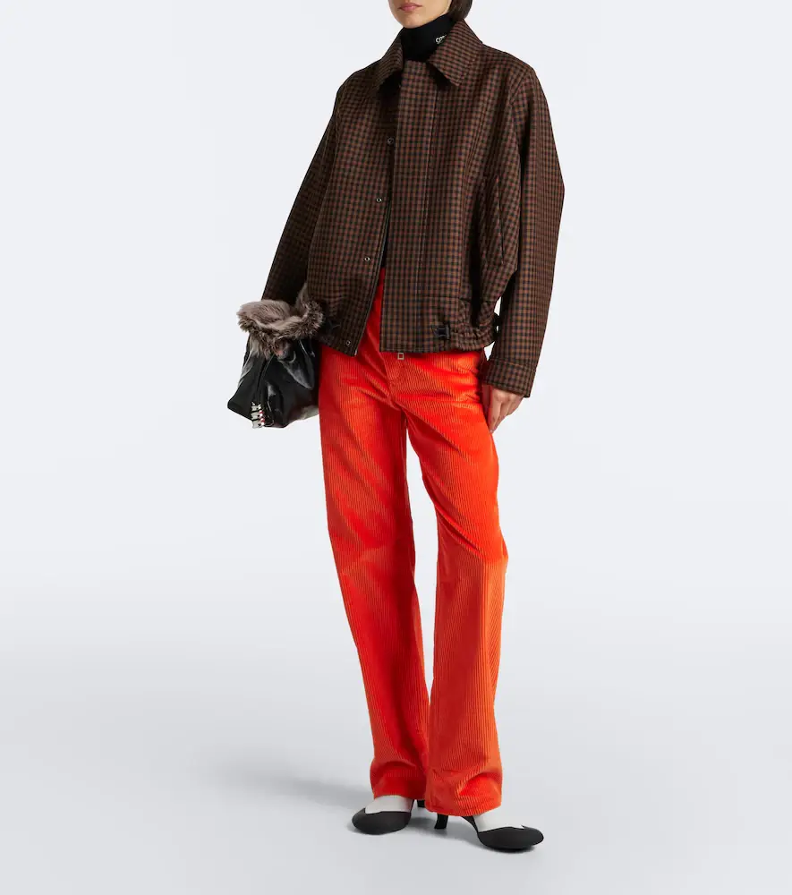 Loewe Checked wool blouson jacket | Thumbnail 2