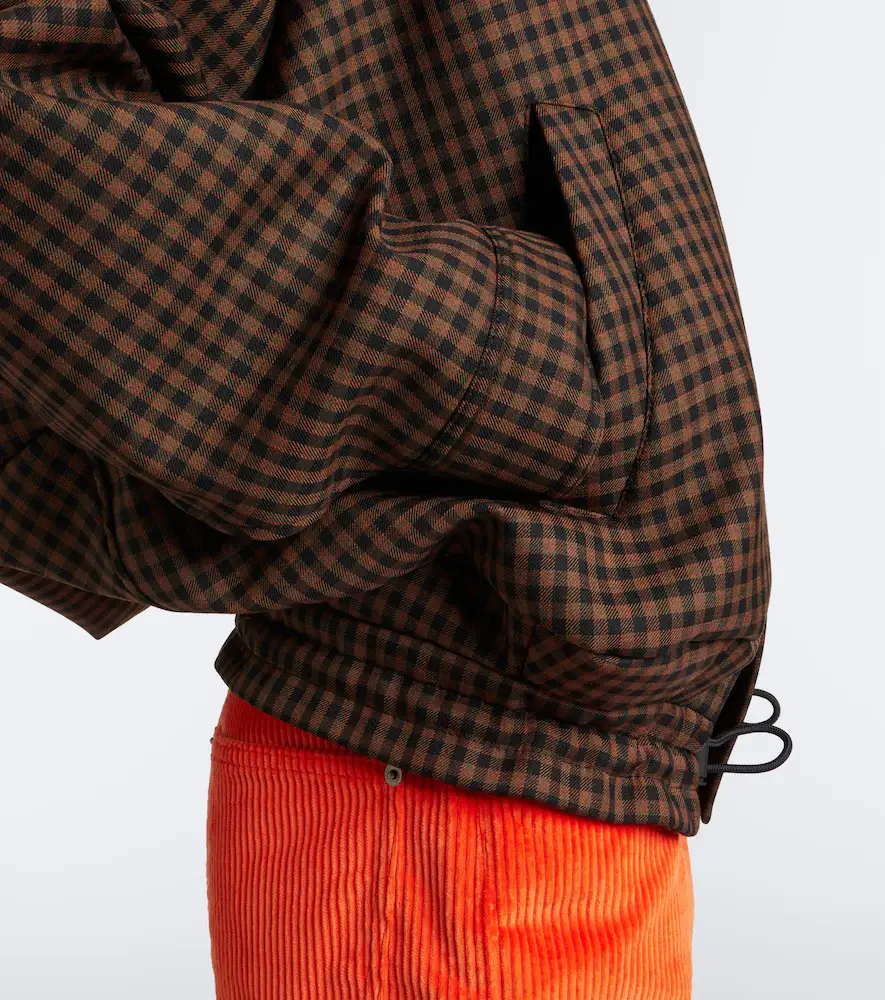 Loewe Checked wool blouson jacket | Thumbnail 5