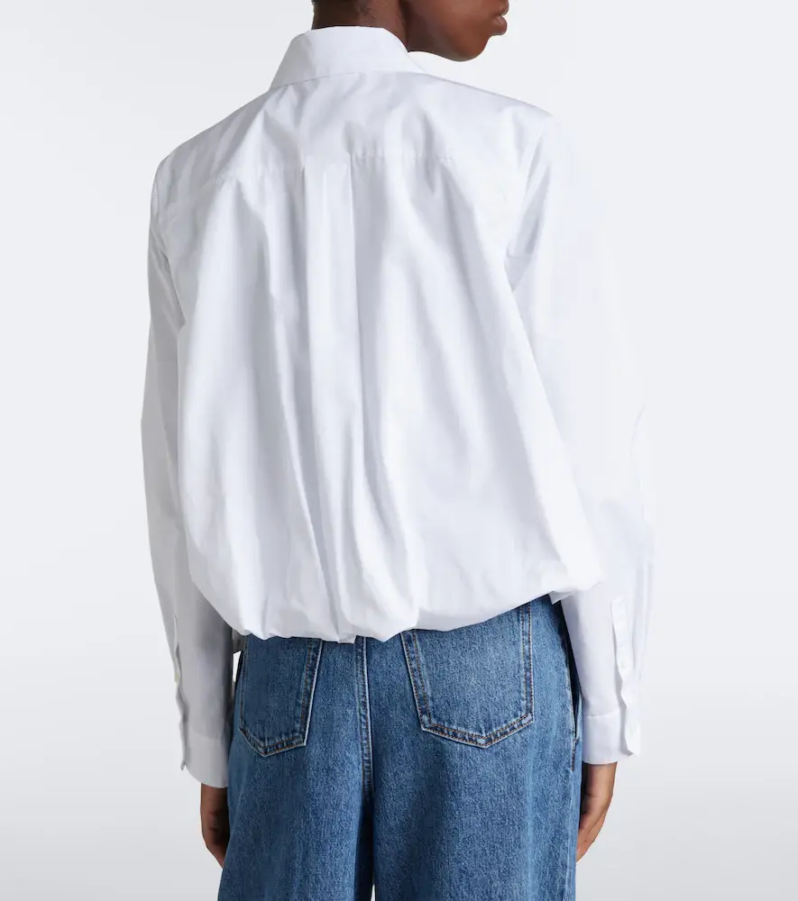 Loewe Cropped cotton poplin shirt | Thumbnail 5 Loewe Cropped cotton poplin shirt | Thumbnail 5