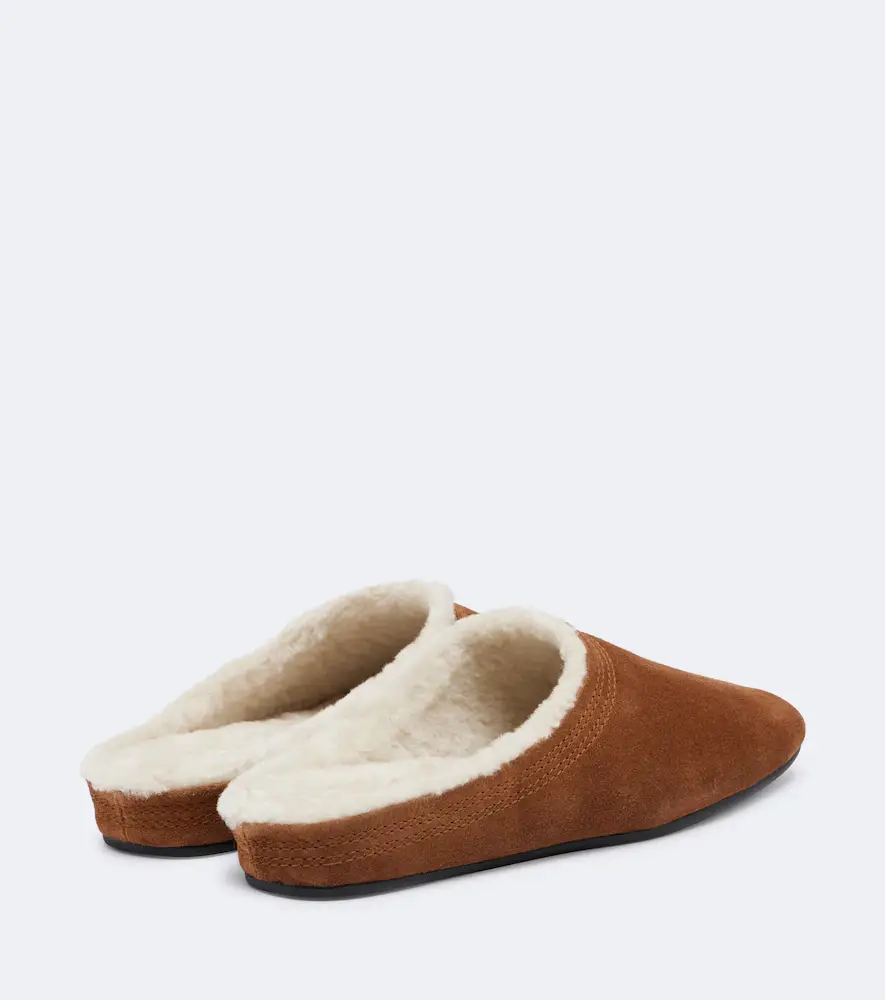 Veronica Beard Narcisa shearling-lined suede mules | Thumbnail 4
