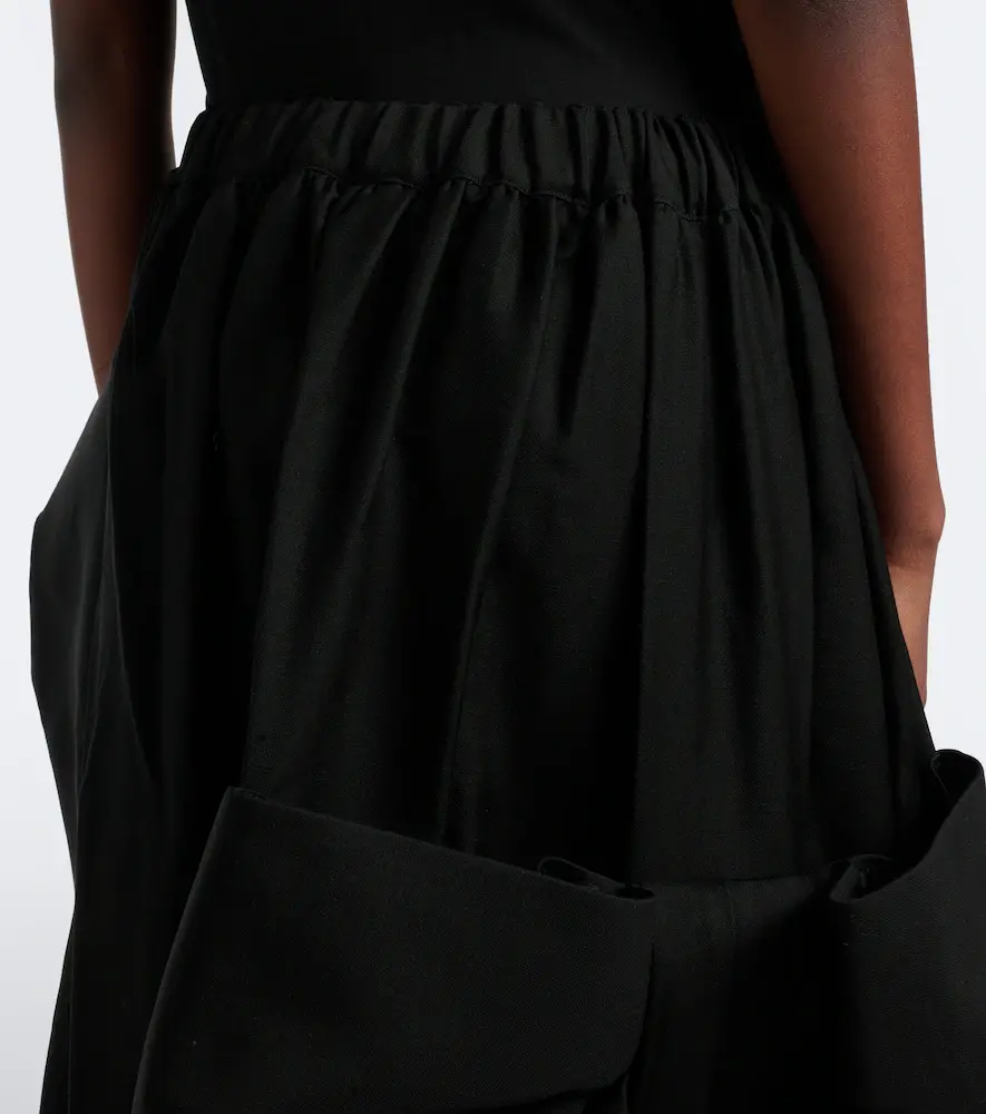NOIR KEI NINOMIYA Bow-detail wool and mohair midi skirt | Thumbnail 6 NOIR KEI NINOMIYA Bow-detail wool and mohair midi skirt | Thumbnail 6