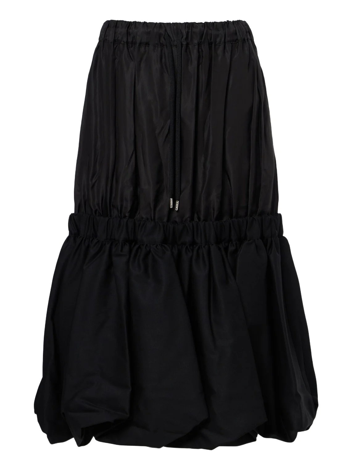 NOIR KEI NINOMIYA Tiered midi skirt
