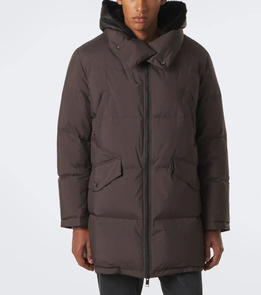 Yves Salomon Shearling-trimmed down coat | Thumbnail 5