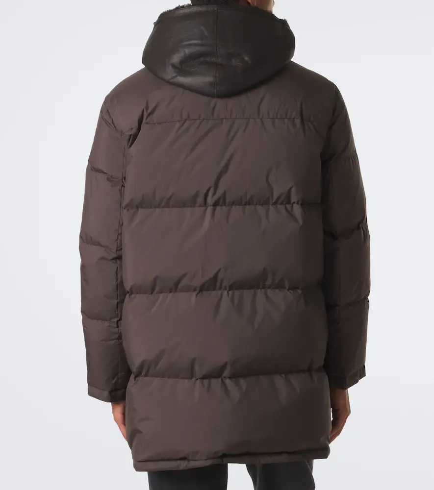 Yves Salomon Shearling-trimmed down coat | Thumbnail 6
