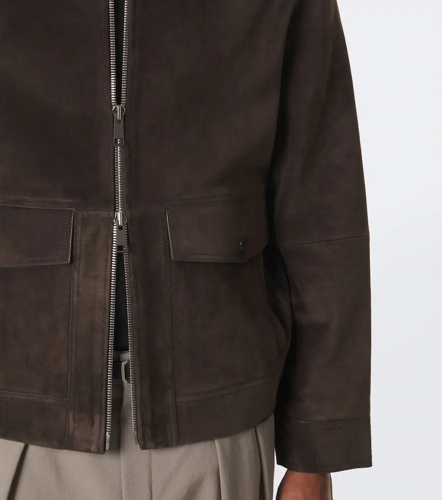 Yves Salomon Suede jacket | Thumbnail 3