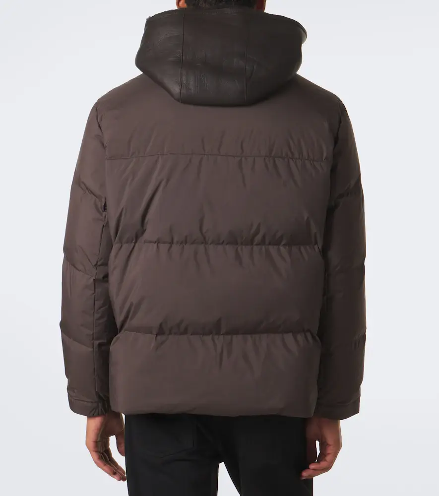 Yves Salomon Shearling-trimmed down jacket | Thumbnail 4 Yves Salomon Shearling-trimmed down jacket | Thumbnail 4