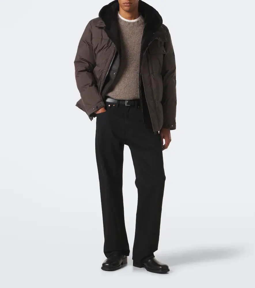 Yves Salomon Shearling-trimmed down jacket | Thumbnail 7 Yves Salomon Shearling-trimmed down jacket | Thumbnail 7