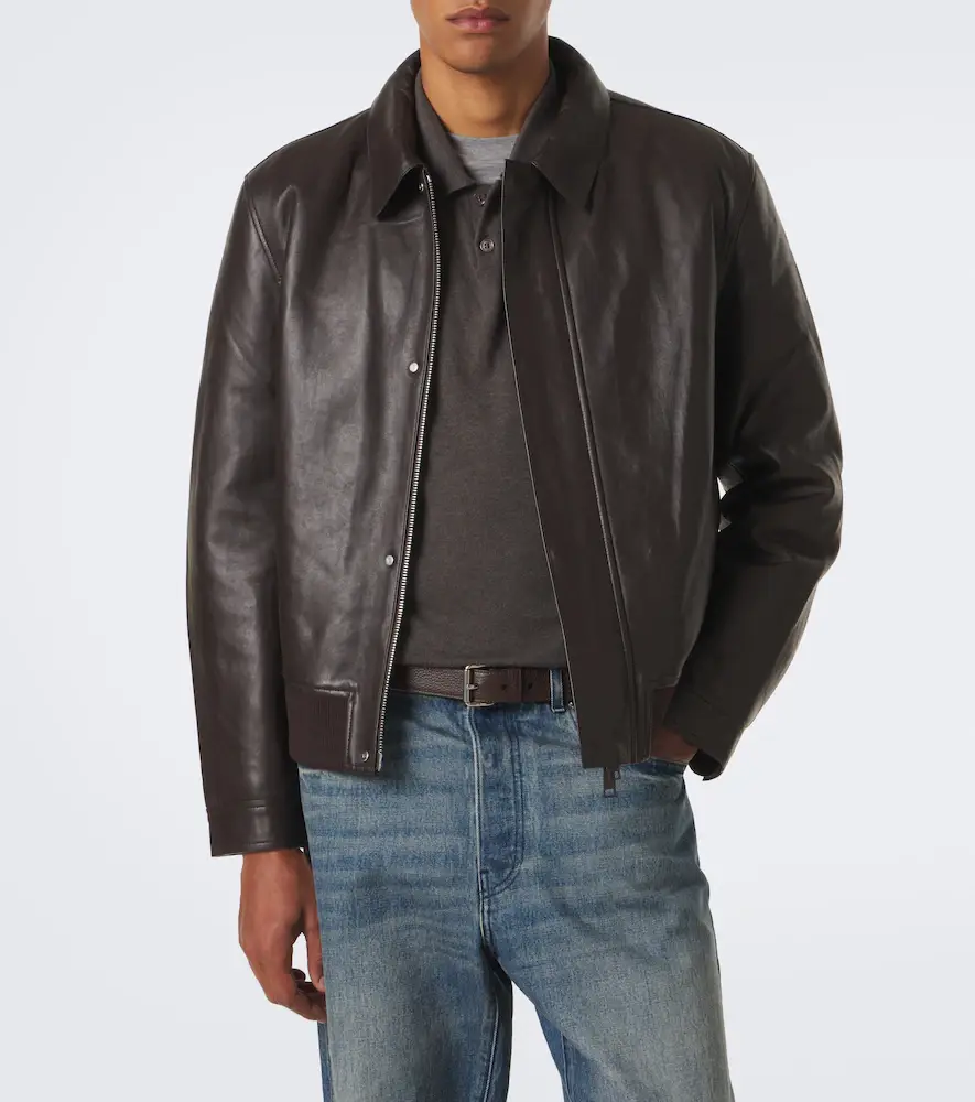 Yves Salomon Leather blouson jacket | Thumbnail 4 Yves Salomon Leather blouson jacket | Thumbnail 4