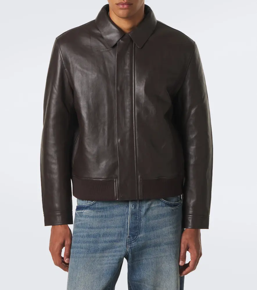 Yves Salomon Leather blouson jacket | Thumbnail 7 Yves Salomon Leather blouson jacket | Thumbnail 7