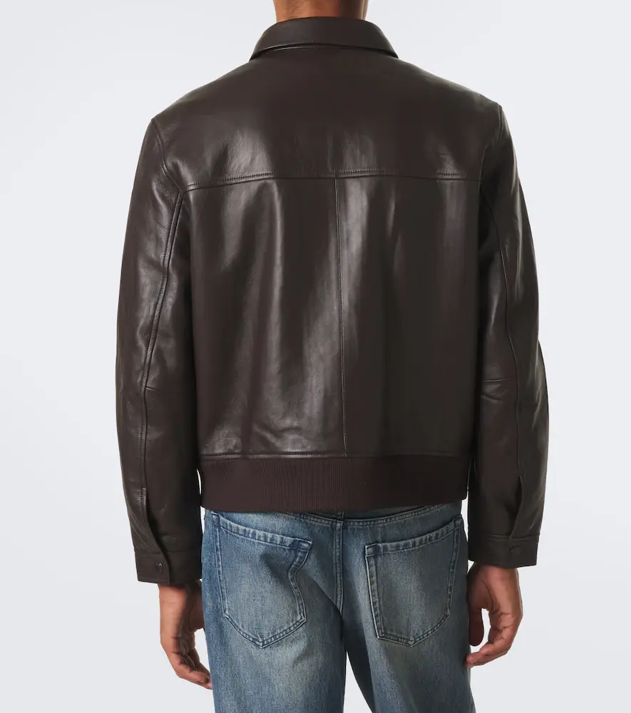 Yves Salomon Leather blouson jacket | Thumbnail 8 Yves Salomon Leather blouson jacket | Thumbnail 8