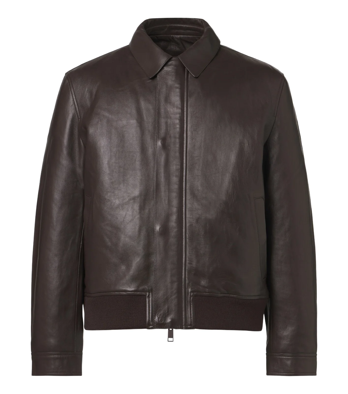 Leather blouson jacket Leather blouson jacket