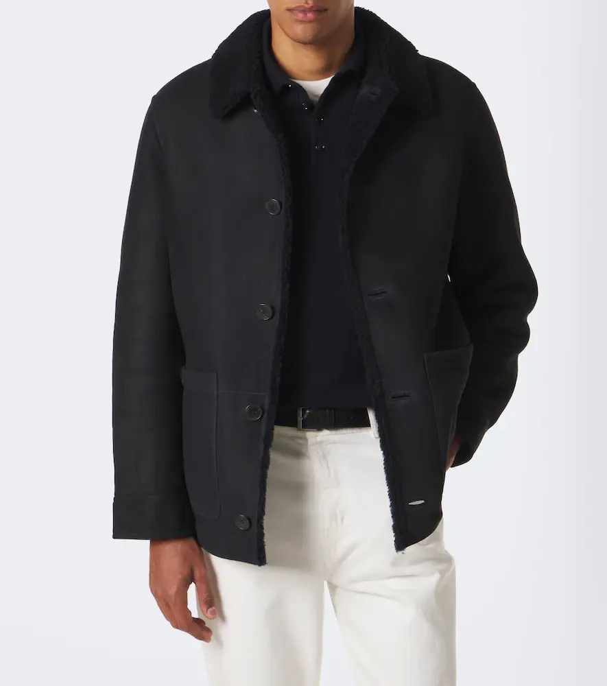 Yves Salomon Shearling-lined leather jacket | Thumbnail 5 Yves Salomon Shearling-lined leather jacket | Thumbnail 5