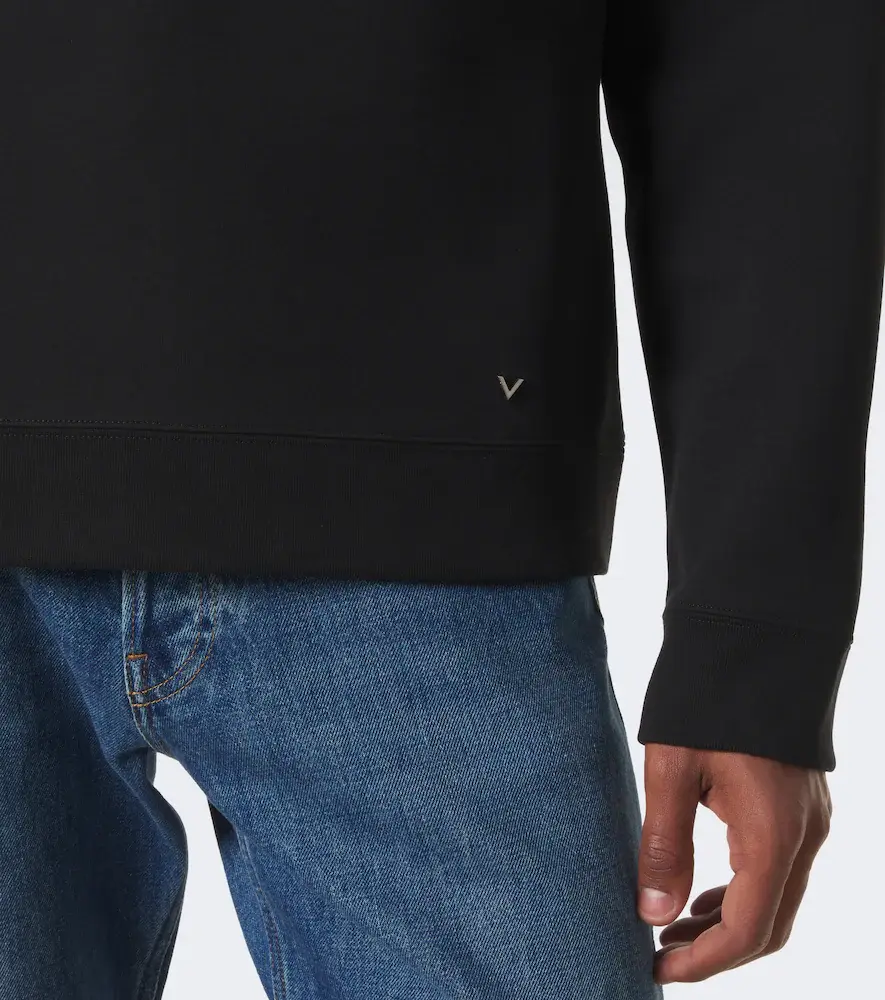 Valentino Garavani Cotton-blend jersey sweatshirt | Thumbnail 6 Valentino Garavani Cotton-blend jersey sweatshirt | Thumbnail 6