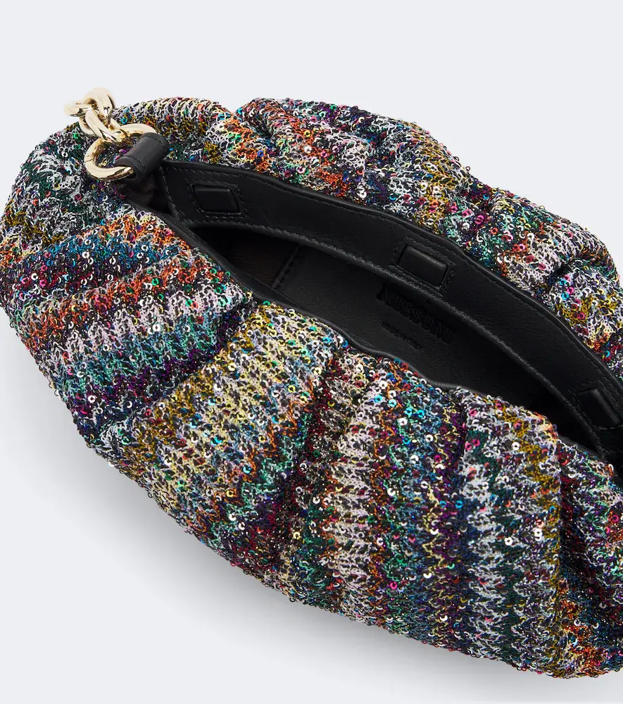 Missoni Sequined knitted clutch | Thumbnail 2