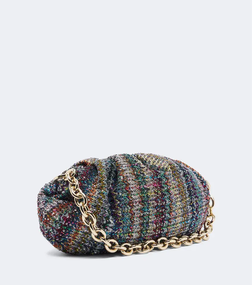 Missoni Sequined knitted clutch | Thumbnail 3