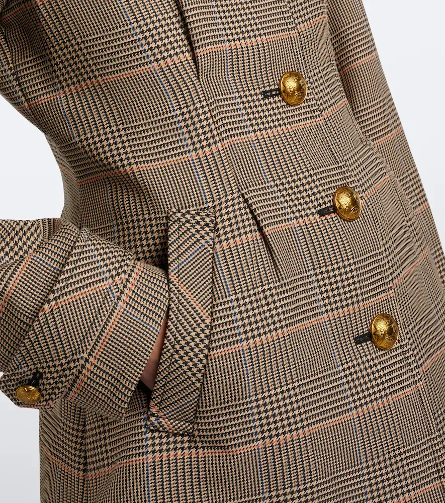 Veronica Beard Severine Prince of Wales check jacket | Thumbnail 7