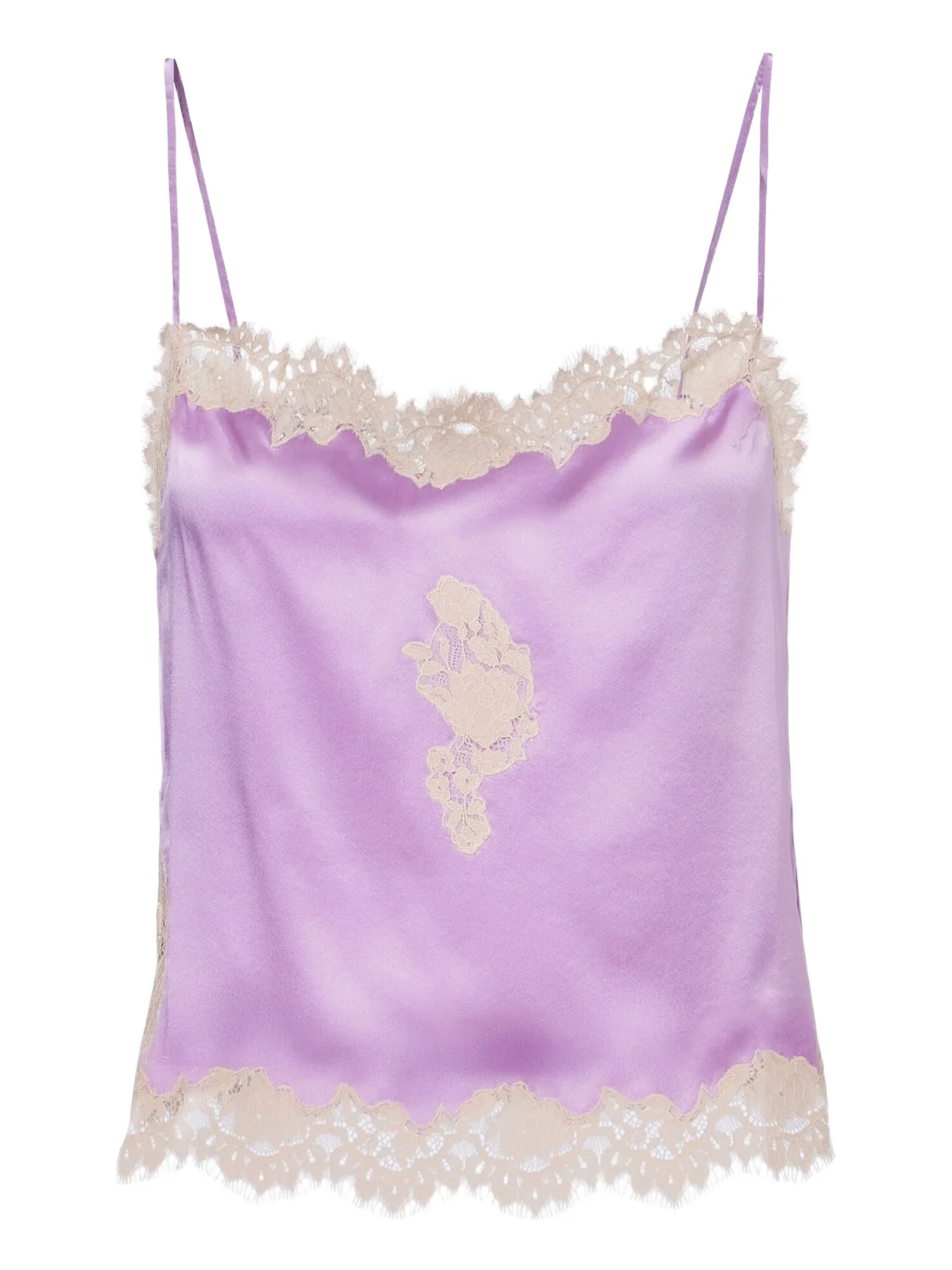 DÔEN Dôen Avelaine lace-trimmed silk satin camisole