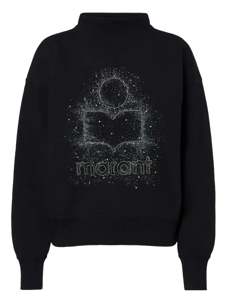 Moby sequined cotton-blend sweatshirt Moby sequined cotton-blend sweatshirt